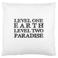 Level One Earth Large Cushion Case (two Sided) 