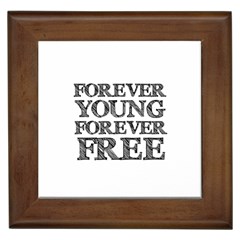 Forever Young Framed Ceramic Tile