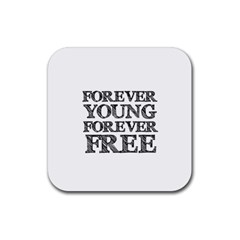 Forever Young Drink Coaster (square)