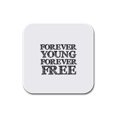 Forever Young Drink Coasters 4 Pack (square)