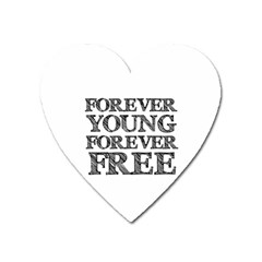 Forever Young Magnet (heart)