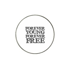 Forever Young Golf Ball Marker 4 Pack (for Hat Clip)