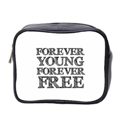 Forever Young Mini Travel Toiletry Bag (two Sides)