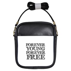 Forever Young Girl s Sling Bag by AlfredFoxArt