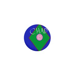 Chadart 1  Mini Button Magnet by crkanoff