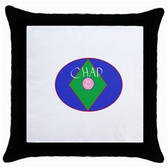 Chadart Black Throw Pillow Case