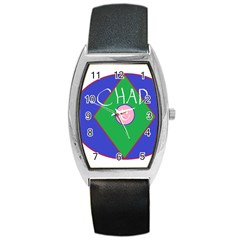 Chadart Tonneau Leather Watch