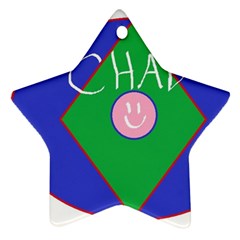 Chadart Star Ornament (two Sides)