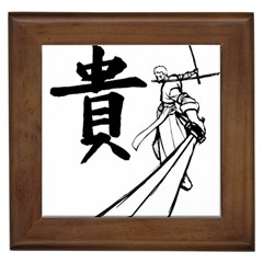 A Swordsman s Honor Framed Ceramic Tile by Viewtifuldrew