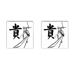 A Swordsman s Honor Cufflinks (square) by Viewtifuldrew