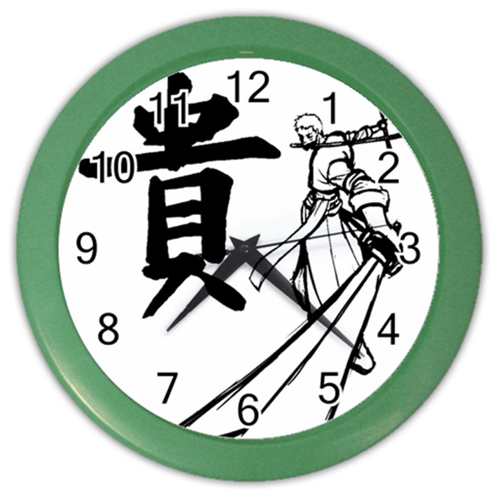 A Swordsman s Honor Wall Clock (Color)