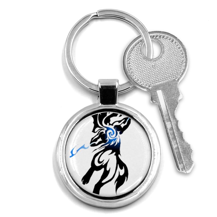 Alpha Dog Key Chain (Round)