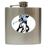 Alpha Dog Hip Flask Front