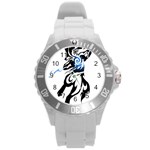 Alpha Dog Plastic Sport Watch (Large) Front