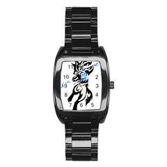 Alpha Dog Stainless Steel Barrel Watch by Viewtifuldrew