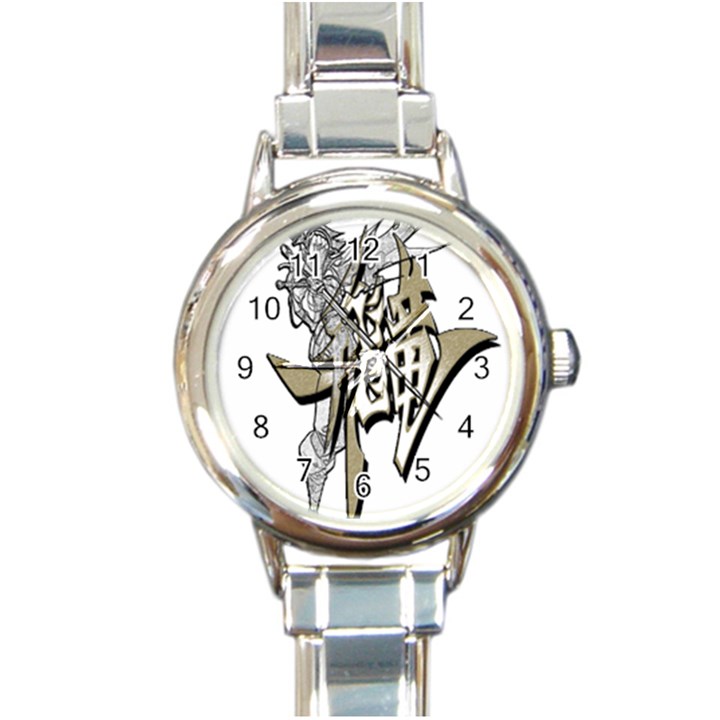 The Flying Dragon Round Italian Charm Watch