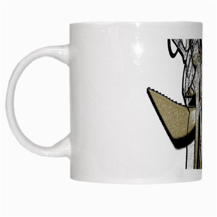 The Flying Dragon White Coffee Mug