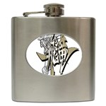 The Flying Dragon Hip Flask Front