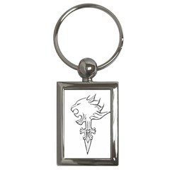 Maybe I m A Lion Key Chain (rectangle) by Viewtifuldrew