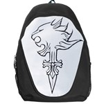 Maybe I m a lion Backpack Bag Front