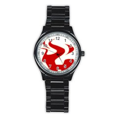 Fever Time Sport Metal Watch (black) by Viewtifuldrew