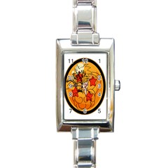 The Search Continues Rectangular Italian Charm Watch by Viewtifuldrew