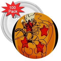 The Search Continues 3  Button (100 Pack) by Viewtifuldrew