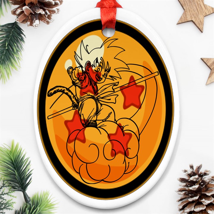 The Search Continues Oval Ornament (Two Sides)