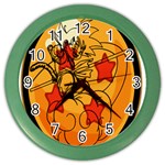 The Search Continues Wall Clock (Color) Front