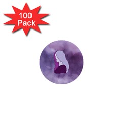 Profile Of Pain 1  Mini Button (100 Pack) by FunWithFibro