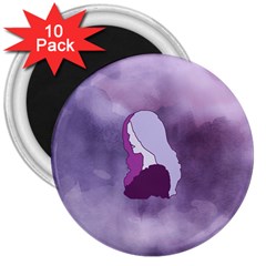 Profile Of Pain 3  Button Magnet (10 Pack) by FunWithFibro