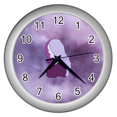 Profile Of Pain Wall Clock (silver) by FunWithFibro