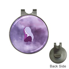 Profile Of Pain Hat Clip With Golf Ball Marker by FunWithFibro