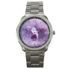 Profile Of Pain Sport Metal Watch by FunWithFibro