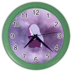 Profile Of Pain Wall Clock (color) by FunWithFibro