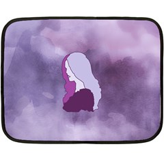 Profile Of Pain Mini Fleece Blanket (two Sided) by FunWithFibro