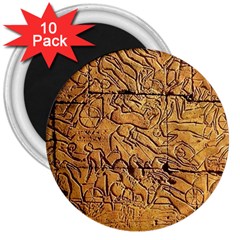 Ancient Egypt Mural 12aug 2014 3  Button Magnet (10 Pack)