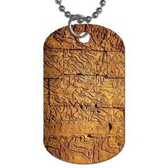 Ancient Egypt Mural 12aug 2014 Dog Tag (one Sided)