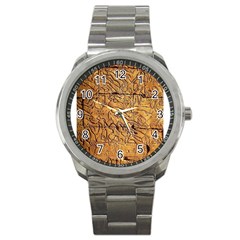 Ancient Egypt Mural 12aug 2014 Sport Metal Watch by vanwinkle