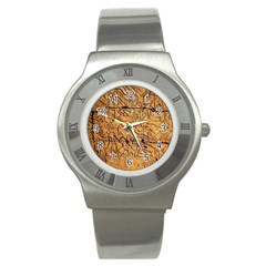 Ancient Egypt Mural 12aug 2014 Stainless Steel Watch (slim)