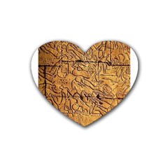 Ancient Egypt Mural 12aug 2014 Drink Coasters (heart)