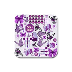 Fms Mash Up Drink Coasters 4 Pack (square) by FunWithFibro