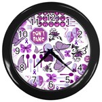 Fms Mash Up Wall Clock (Black) Front