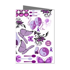 Fms Mash Up Mini Greeting Card (8 Pack) by FunWithFibro