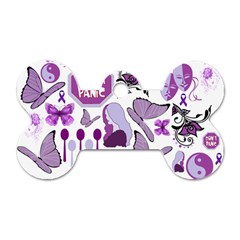 Fms Mash Up Dog Tag Bone (two Sided) by FunWithFibro