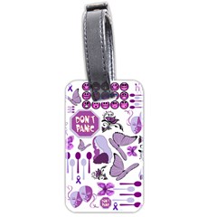 Fms Mash Up Luggage Tag (two Sides) by FunWithFibro