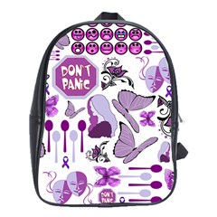 Fms Mash Up School Bag (xl) by FunWithFibro