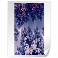 Pink And Blue Morning Frost Fractal Canvas 36  X 48  (unframed)