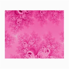 Soft Pink Frost Of Morning Fractal Glasses Cloth (small) by Artist4God