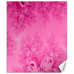 Soft Pink Frost Of Morning Fractal Canvas 20  X 24  (unframed)